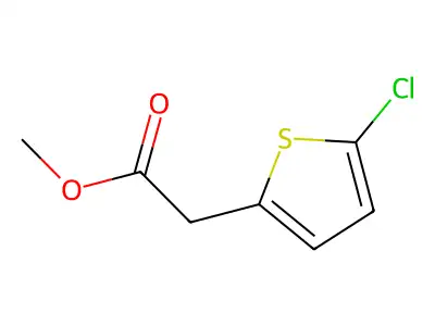 Methyl 2-(5-chlorothiophen-2-yl)acetate structure
