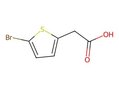 5-Bromo-2-thiopheneacetic acid structure