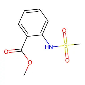 Methyl 2-[(methylsulfonyl)amino]benzoate structure