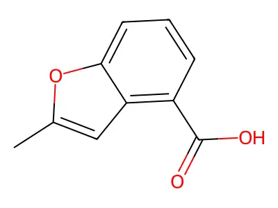2-Methylbenzofuran-4-carboxylic acid structure