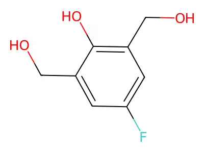 4-Fluoro-2,6-bis(hydroxymethyl)phenol structure