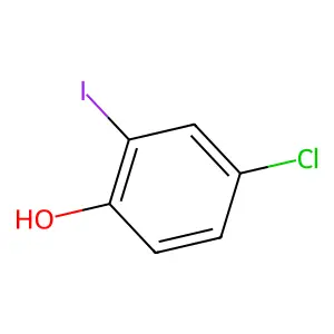 4-Chloro-2-iodophenol structure