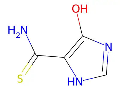 4-Hydroxy-1H-imidazole-5-carbothioamide structure