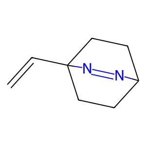 2,3-Diazabicyclo(2.2.2)oct-2-ene, 1-vinyl- structure