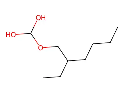 [(2-Ethylhexyl)oxy]methanediol structure