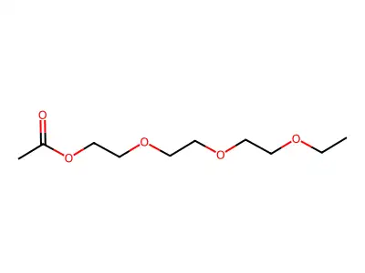 2-[2-(2-Ethoxyethoxy)ethoxy]ethyl acetate structure