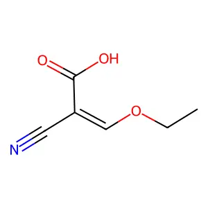 2-氰基-3-乙氧基-2-丙烯酸 structure