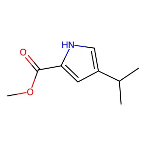 methyl 4-isopropyl-1H-pyrrole-2-carboxylate structure