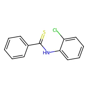 N-(2-chlorophenyl)benzenecarbothioamide structure