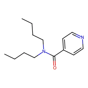 N,N-二丁基异烟酰胺 structure