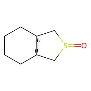 4alpha,8alpha-(Methanothiomethano)naphthalene, 1,2,3,4-tetrahydro-, 10-oxide structure