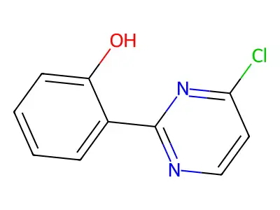 4-Chloro-2-(2-hydroxyphenyl)pyrimidine structure