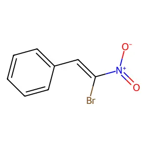 beta-Bromo-beta-nitrostyrene structure