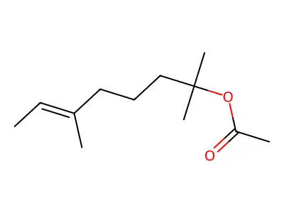 6-Octen-2-ol, 2,6-dimethyl-, 2-acetate structure