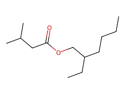 2-Ethylhexyl isovalerate structure