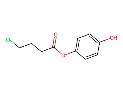4-Hydroxyphenyl 4-chlorobutyrate structure