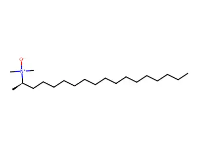 2-Octadecanamine, N,N-dimethyl-, N-oxide structure