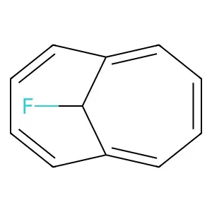 11-Fluoro-1,6-methano(10)annulene structure