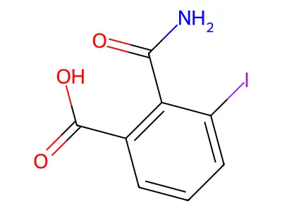 2-(Aminocarbonyl)iodobenzoic acid structure