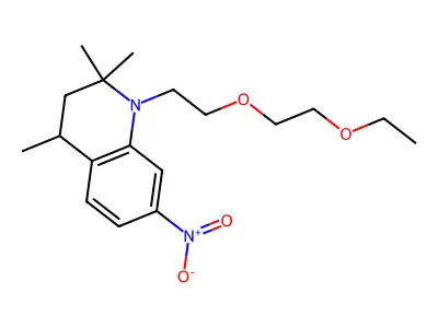7-Nitro-1-(2-(2-ethoxyethoxy)ethyl)-2,2,4-trimethyl-1,2,3,4-tetrahydroquinoline structure
