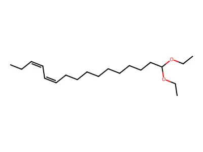 16,16-Diethoxyhexadeca-3,5-diene structure