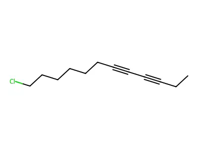 3,5-Dodecadiyne, 12-chloro- structure