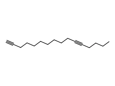 1,11-Hexadecadiyne structure