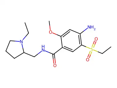 氨磺必利 structure