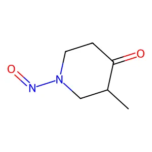 1-Nitroso-3-methyl-4-piperidone structure