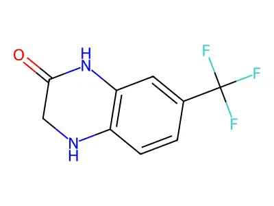 7-(Trifluoromethyl)-1,2,3,4-tetrahydroquinoxalin-2-one structure