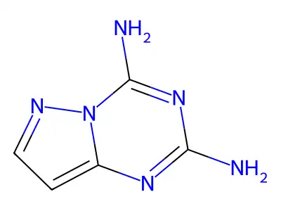 Pyrazolo[1,5-a][1,3,5]triazine-2,4-diamine structure