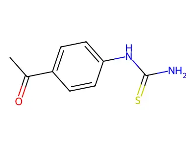 (4-Acetylphenyl)thiourea structure