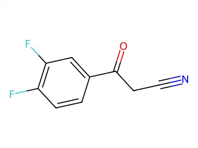 3,4-Difluorobenzoylacetonitrile structure