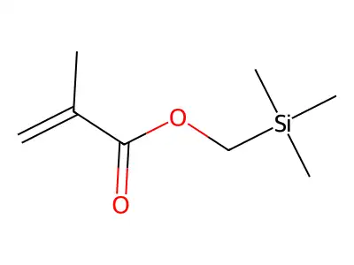 Methacryloxymethyltrimethylsilane structure