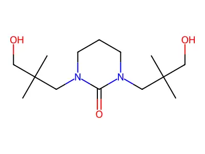 Tetrahydro-1,3-bis(3-hydroxy-2,2-dimethylpropyl)-1H-pyrimidin-2-one structure