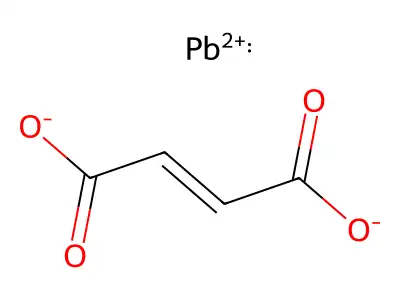 But-2-enedioate;lead(2+) structure