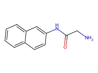 Glycine beta-naphthylamide structure