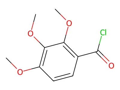 2,3,4-Trimethoxybenzoyl chloride structure