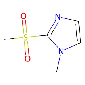 1-Methyl-2-methylsulfonylimidazole structure