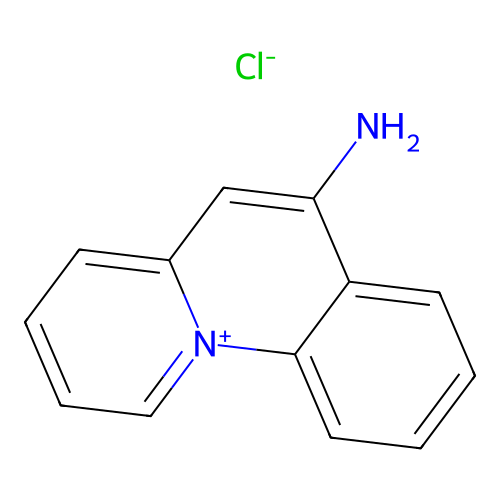Benzo[c]quinolizin-11-ium-6-amine;chloride structure