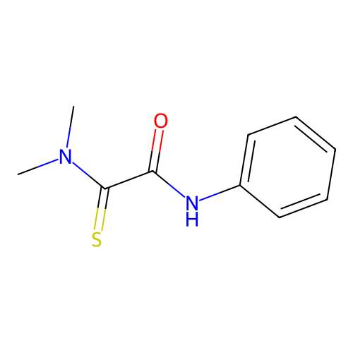 2-(Dimethylamino)-N-phenyl-2-thioxoacetamide structure