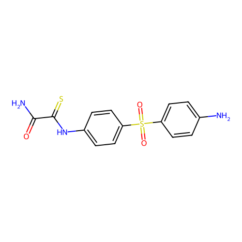 N1-(4-[(4-Aminophenyl)sulfonyl]phenyl)-1-thiooxamide structure