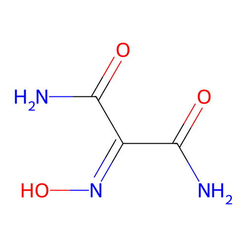 Malonamide, 2-(hydroxyimino)- structure