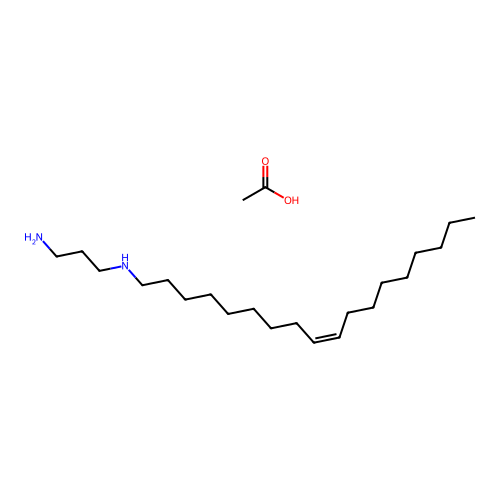 1,3-Propanediamine, N1-(9Z)-9-octadecen-1-yl-, acetate (1:?) structure