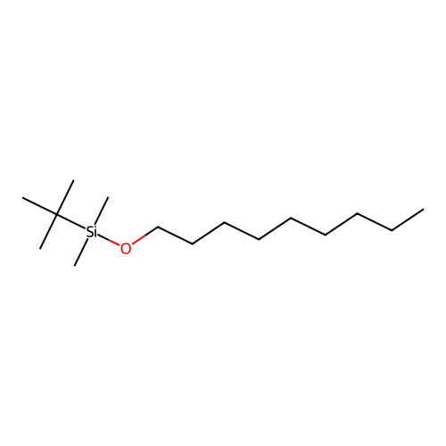 Tert-butyldimethyl(nonyloxy)silane structure