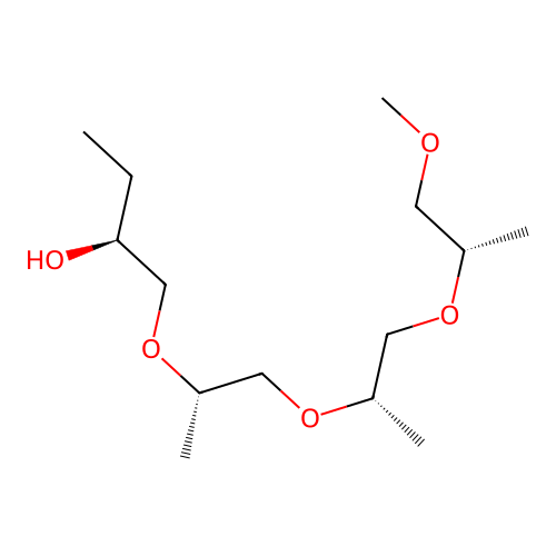 2,5,8,11-Tetraoxapentadecan-13-ol, 4,7,10-trimethyl- structure