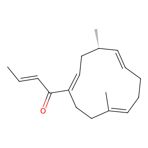 2-Buten-1-one, 1-[dimethyl-1,5,9(or 2,6,10)-cyclododecatrien-1-yl]- structure