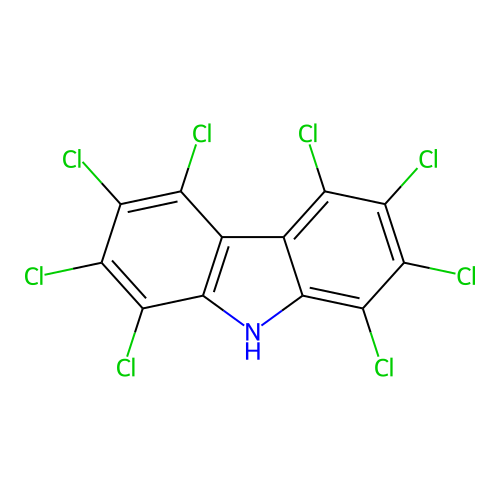 1,2,3,4,5,6,7,8-Octachloro-9h-carbazole structure
