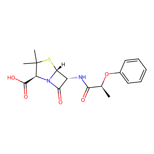 Epiphenethicillin structure