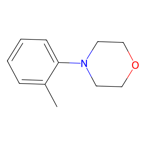 4-o-Tolylmorpholine structure